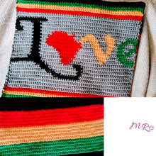 Load image into Gallery viewer, Love Africa Decorative Throw Pillow