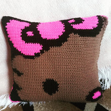 Load image into Gallery viewer, Hello Kitty Face Throw Pillow
