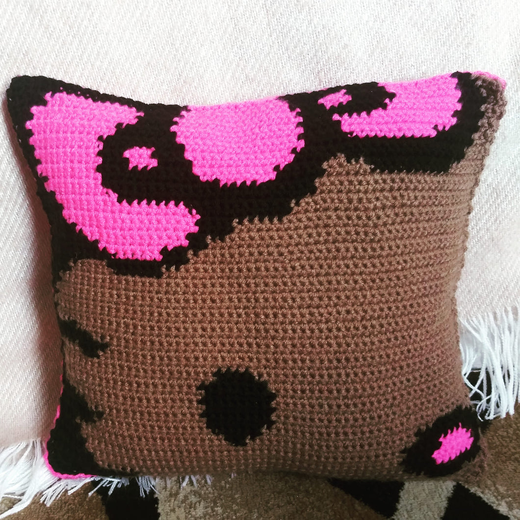 Hello Kitty Face Throw Pillow