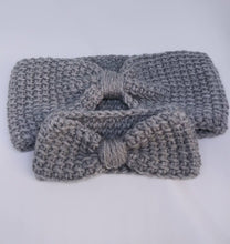 Load image into Gallery viewer, Mommy and Me Headband Set, Ear warmer Set, Newborn and Adult Set