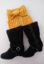 Load image into Gallery viewer, Crochet Headband and Boot Cuff set, Handmade, Pink Boot Cuffs, Gold Boot Cuffs Adult One Size Headband