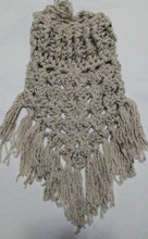 Load image into Gallery viewer, The Oversized Kerchief Cowl Scarf, Handmade Scarf, Crochet Scarf, Bandana Scarf, Triangular Scarf