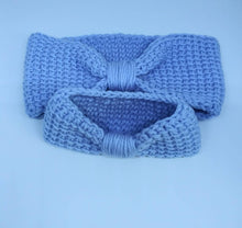 Load image into Gallery viewer, Mommy and Me Headband Set, Ear warmer Set, Newborn and Adult Set
