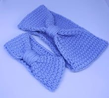 Load image into Gallery viewer, Mommy and Me Headband Set, Ear warmer Set, Newborn and Adult Set
