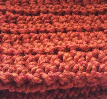 Load image into Gallery viewer, Crocheted Scarf, Handmade Thick Scarf, Infinity scarf
