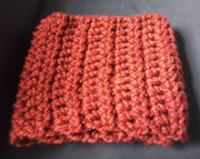 Load image into Gallery viewer, Crocheted Scarf, Handmade Thick Scarf, Infinity scarf
